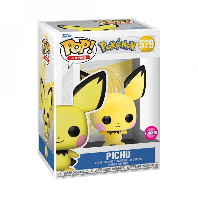 Figur Pokémon - Pichu Flocked (Funko POP! Games 579)