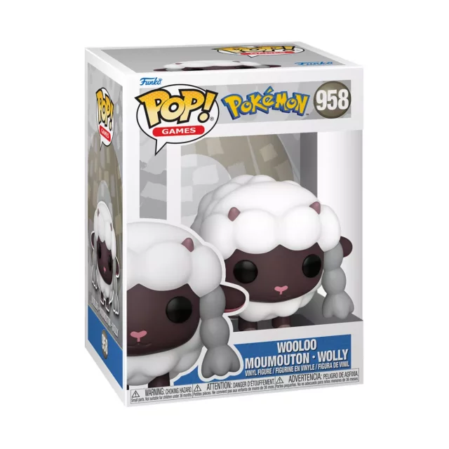 Figur Pokémon - Wooloo (Funko POP! Games 958)
