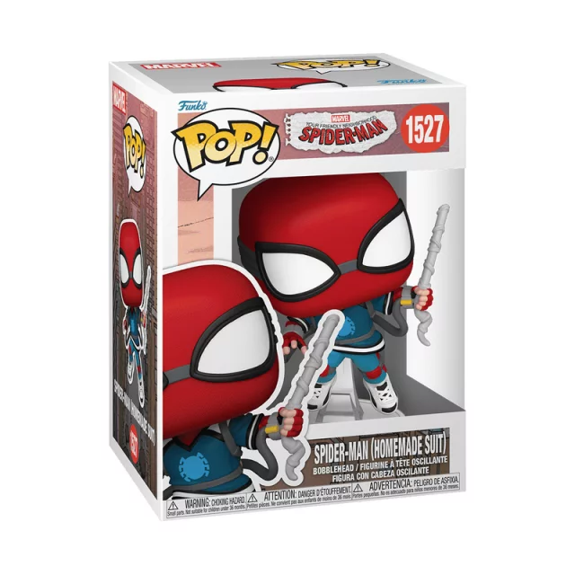 Figur Spider-Man - Spider-Man (Homemade Suit) (Funko POP! Marvel 1527) (beschädigte Verpackung)