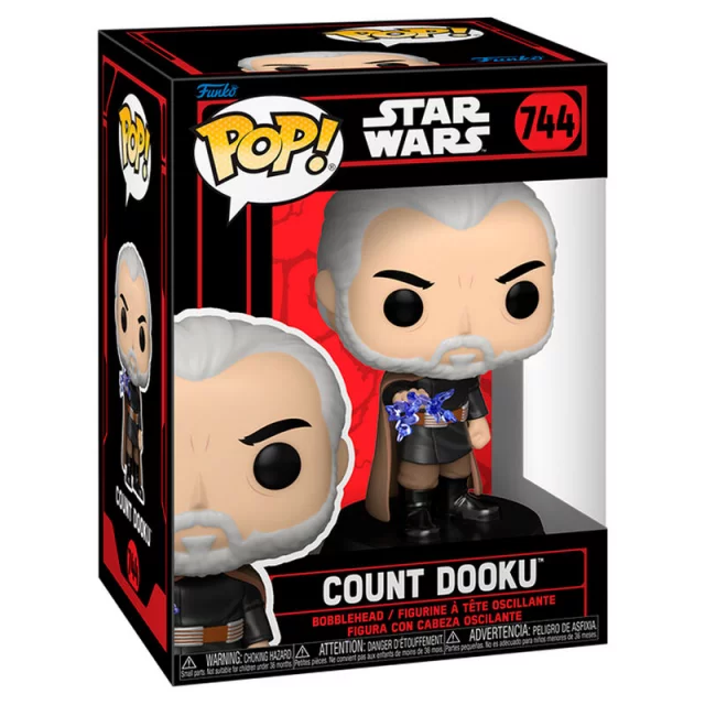 Figur Star Wars - Count Dooku (Funko POP! Star Wars 744) (beschädigte Verpackung)