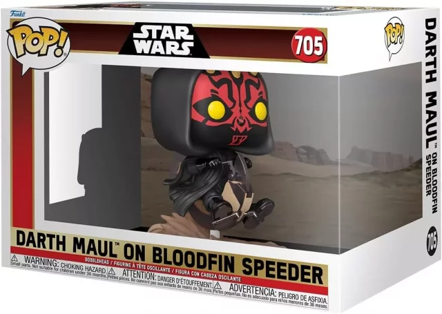 Figur Star Wars - Darth Maul on Bloodfin Speeder (Funko POP! Rides 705)