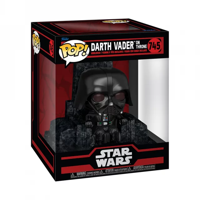 Figur Star Wars - Darth Vader On Throne (Funko POP! Deluxe 745) - Funko POP! Star Wars