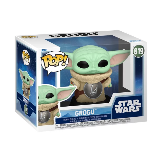 Figur Star Wars: The Mandalorian & Grogu - Grogu with Mudhorn Chest Armor (Funko POP! Disney 819) - Funko POP! Star Wars