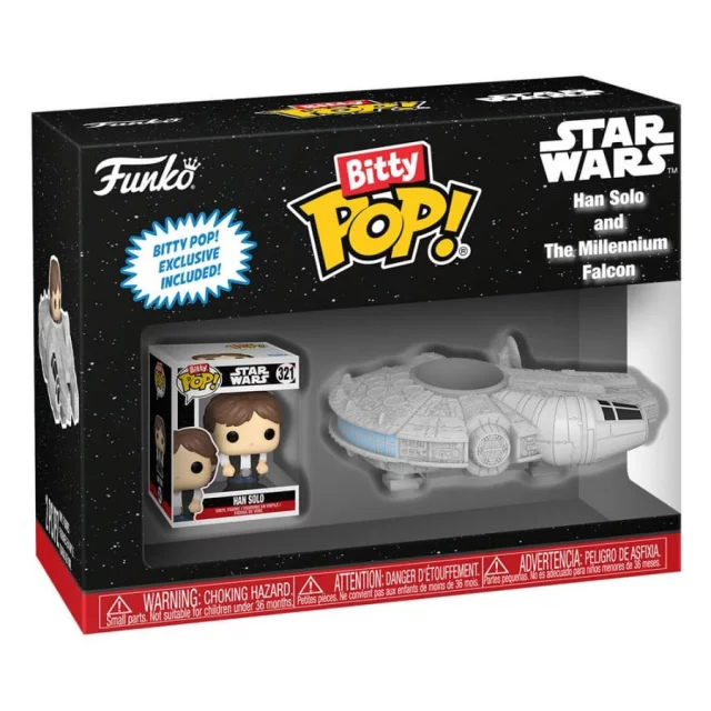 Figur Star Wars - Han Solo and The Millenium Falcon (Funko Bitty POP! Rides) - Funko POP!