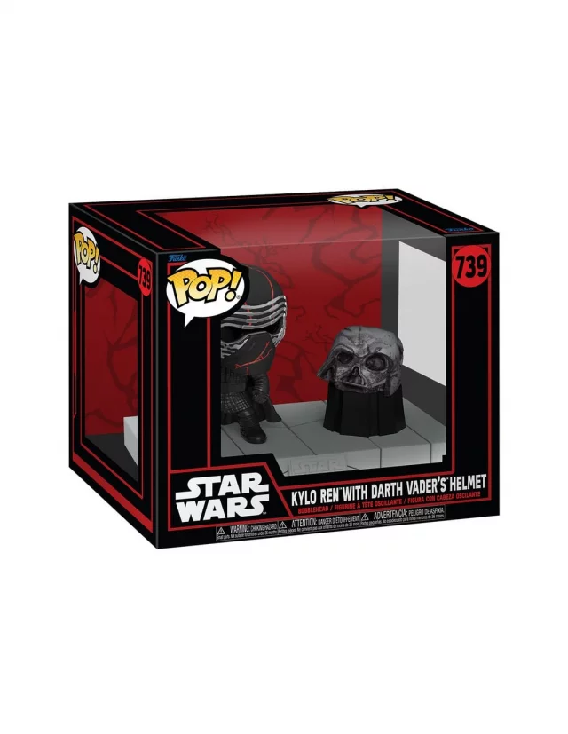 Figur Star Wars - Kylo Ren with Darth Vader's Helmet  (Funko POP! Star Wars 739)