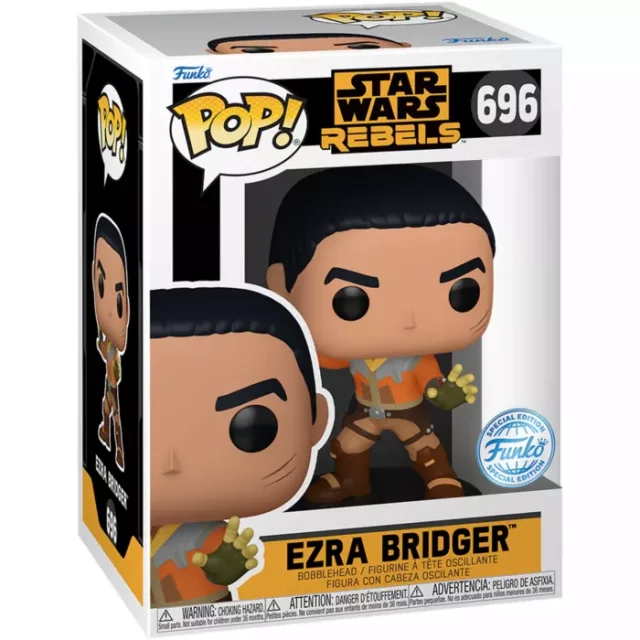 Figur Star Wars Rebels - Ezra Bridger (Funko POP! Star Wars 696) (beschädigte Verpackung) - Xzone Exclusive