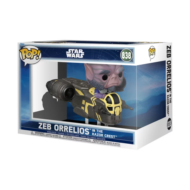 Figur Star Wars: The Mandalorian & Grogu - Zeb Orrelios in the Razor Crest (Funko POP! Rides 838) - Funko POP! Star Wars