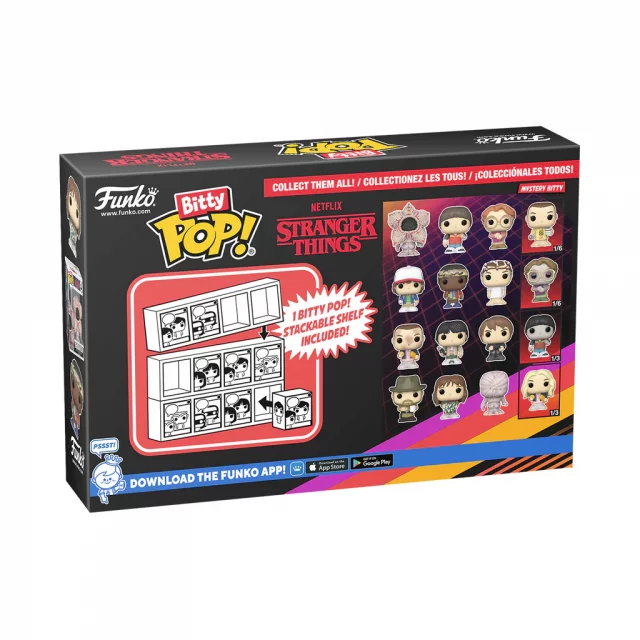 Figur Stranger Things - Hopper 4-pack (Funko Bitty POP) - Zufällige Auswahl