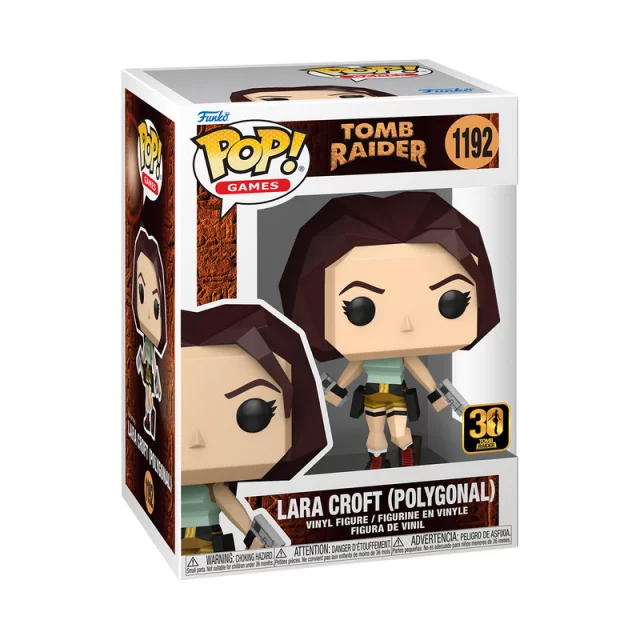 Figur Tomb Raider - Lara Croft (Polygonal) (Funko POP! Games 1192)