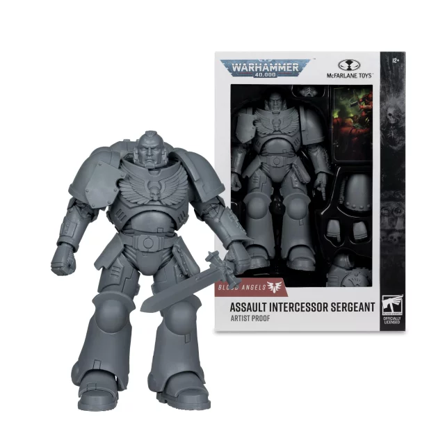 Figur Warhammer 40k - Lieutenant in Phobos Armour Grey (McFarlane) - Action-Figur
