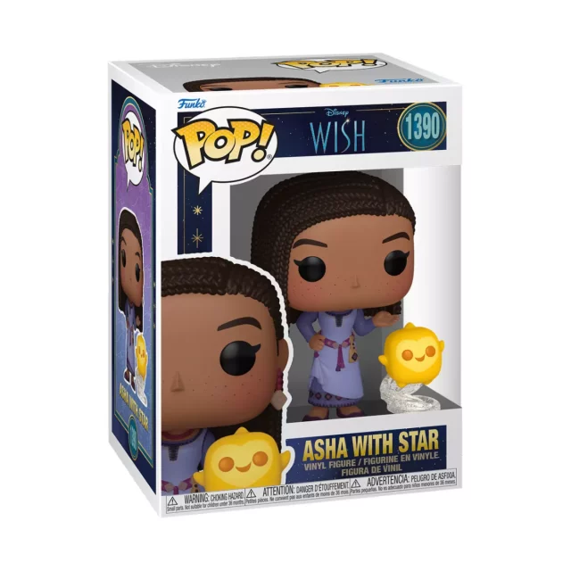 Figurka Wish - Asha with Star (Funko POP! Disney 1390) (poškozený obal)