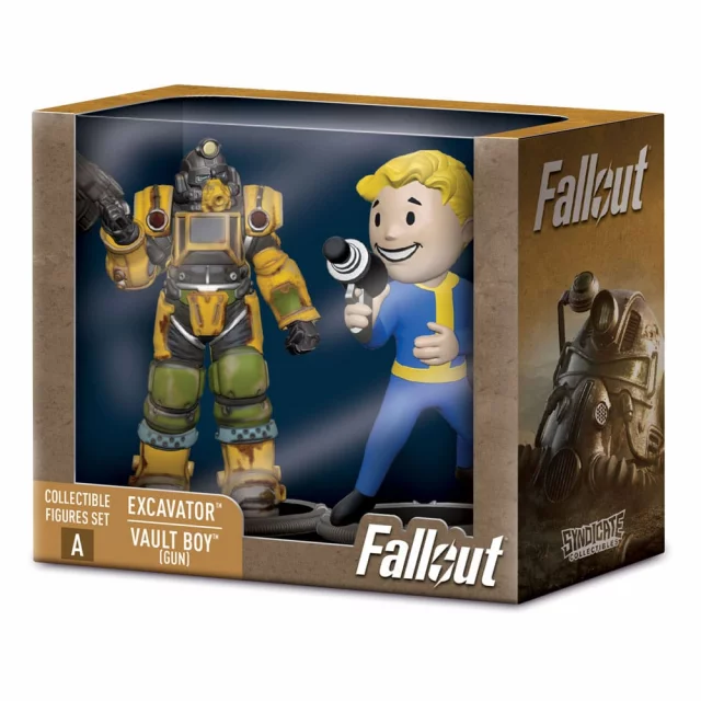 Figur Fallout - Excavator & Vault Boy (Gun) Set A (Syndicate Collectibles) - Figuren zum Spielen