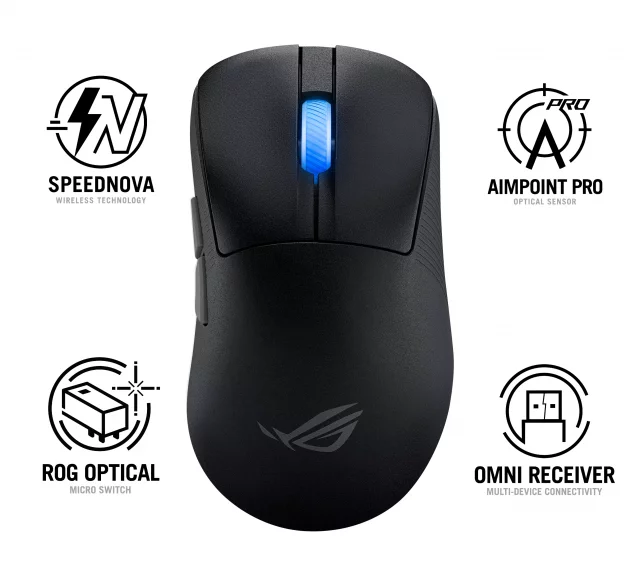 Gaming-Maus ASUS ROG Keris II Ace (Schwarz) - Zubehör