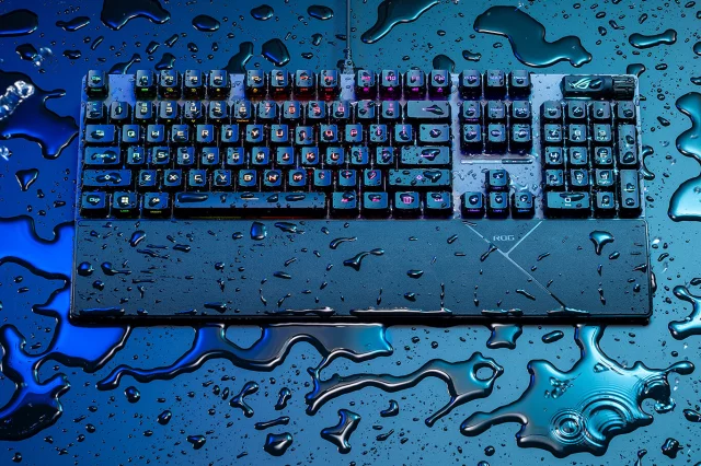 Gaming-Tastatur ASUS ROG STRIX SCOPE II (ROG RX RED / PBT ) - US - Zubehör