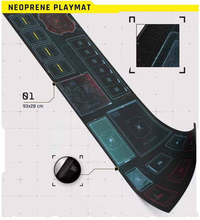 Spielmatte Cyberpunk 2077 - Neoprene Playmat - Mauspad
