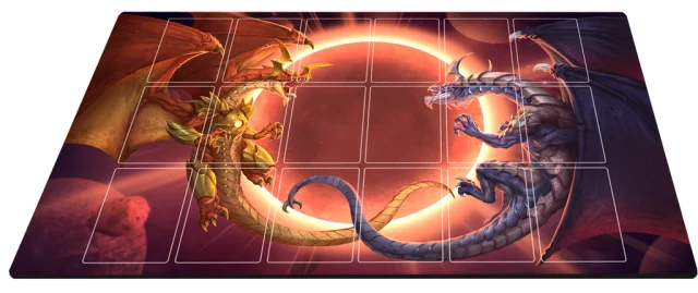 Spielmatte Neverrift TCG - Twin Dragons - Mauspad