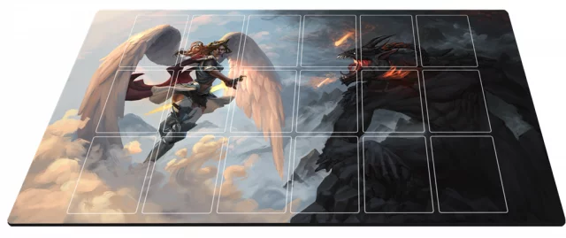 Spielmatte Neverrift TCG - Valkyrie & Fire Giant - Mauspad