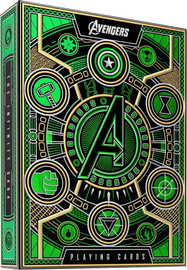 Spielkarten Marvel - Avengers (Green Version)