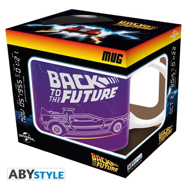 Tasse Back to the Future - Delorean Blueprint