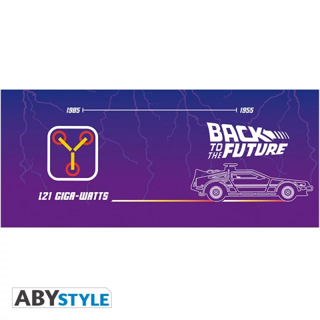 Tasse Back to the Future - Delorean Blueprint