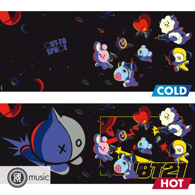 Tasse BT21 - Space XL (Zaubertasse) - BTS