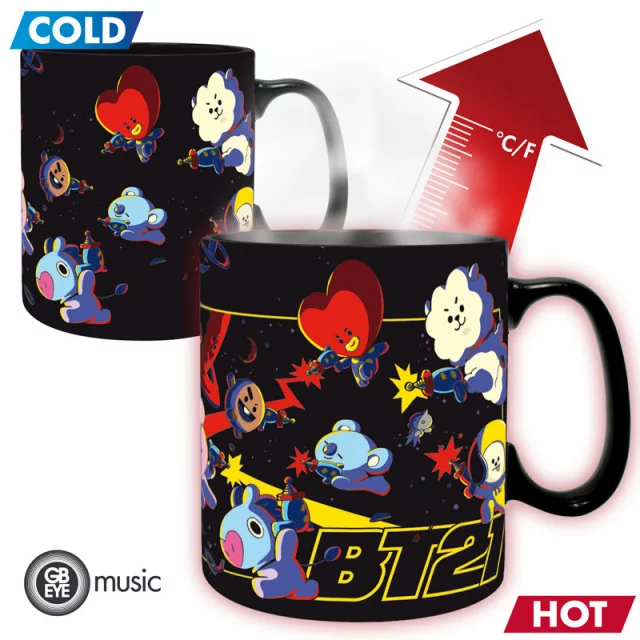Tasse BT21 - Space XL (Zaubertasse) - BTS