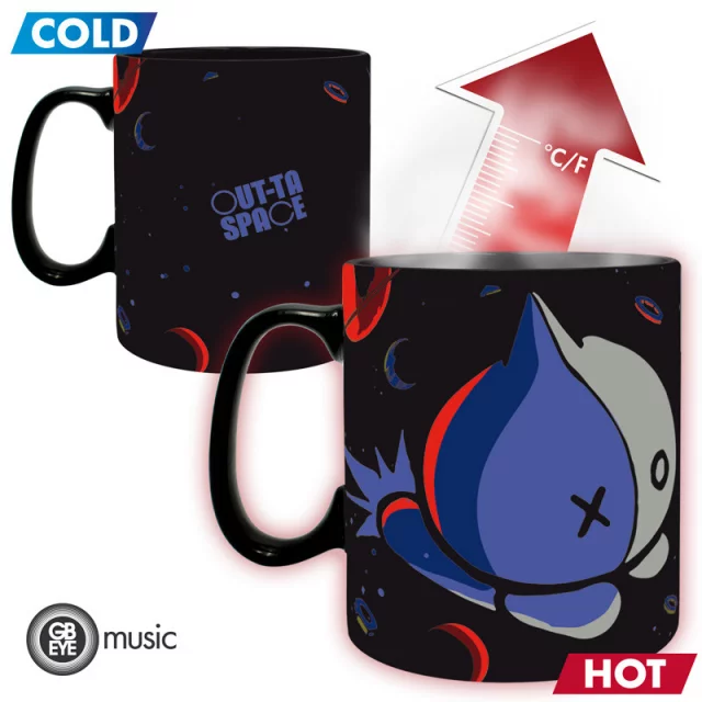 Tasse BT21 - Space XL (Zaubertasse) - BTS