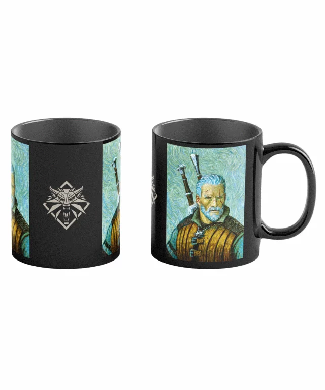 Tasse The Witcher- Geralt & Vincent van Gogh (Art Chronicles) (wechselndese) - Zaubertasse