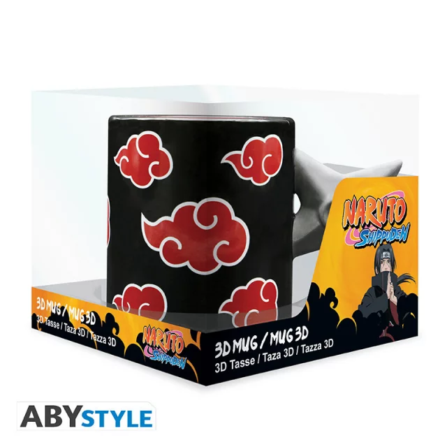 Tasse Naruto Shippuden - Akatsuki Shuriken 3D - Manga