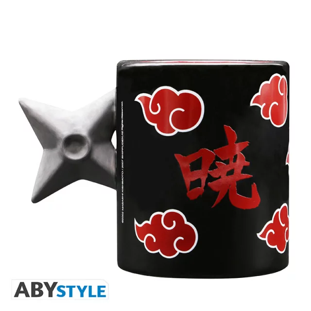 Tasse Naruto Shippuden - Akatsuki Shuriken 3D - Manga