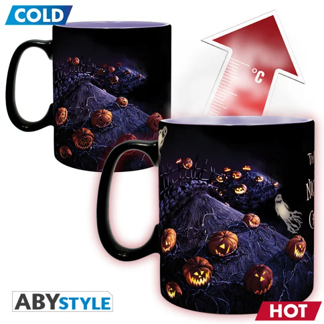 Tasse Nightmare Before Christmas - Jack & Moon (Zaubertasse) - Tim Burton