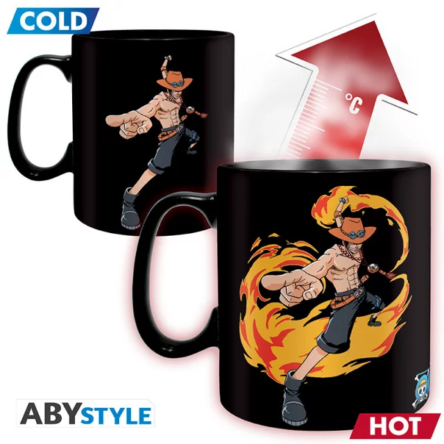 Tasse One PIece - Luffy & Ace (farbwechselnd) - Anime