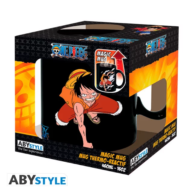 Tasse One PIece - Luffy & Ace (farbwechselnd) - Zaubertasse