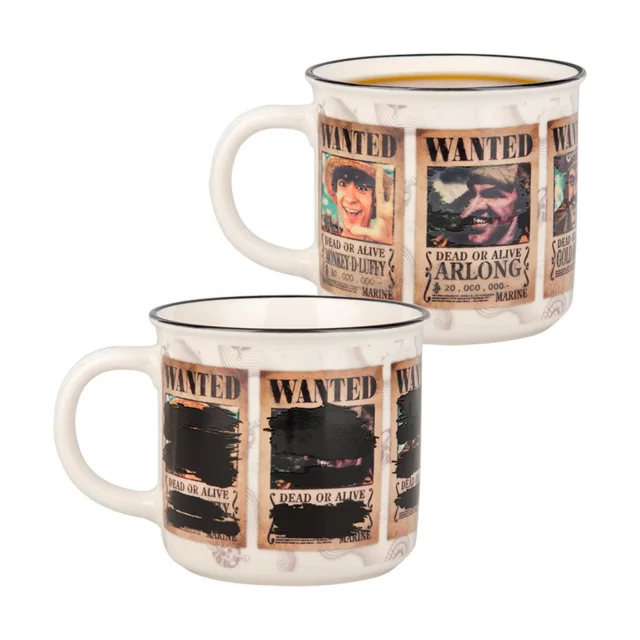 Tasse One PIece - Wanted (Zaubertasse) - Zaubertasse