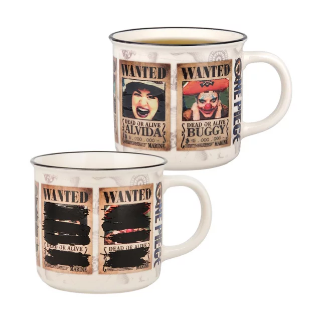 Tasse One PIece - Wanted (Zaubertasse) - Zaubertasse