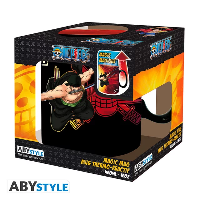 Tasse One Piece - Zoro & Sanji XL (Zaubertasse) - Zaubertasse