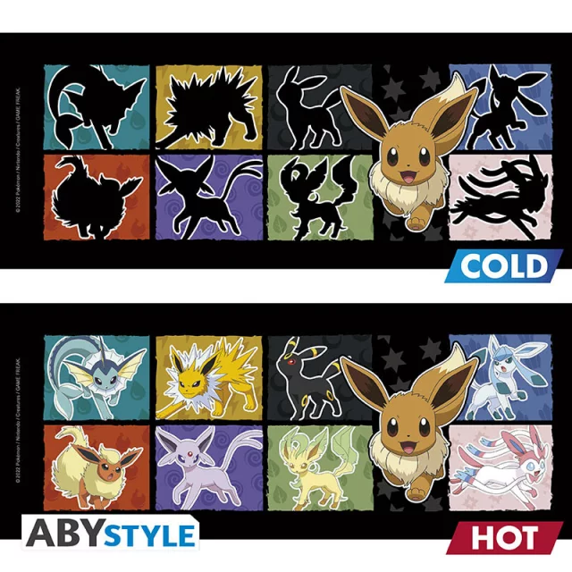 Tasse Pokémon - Eevee Evolution (Zaubertasse) - Zaubertasse