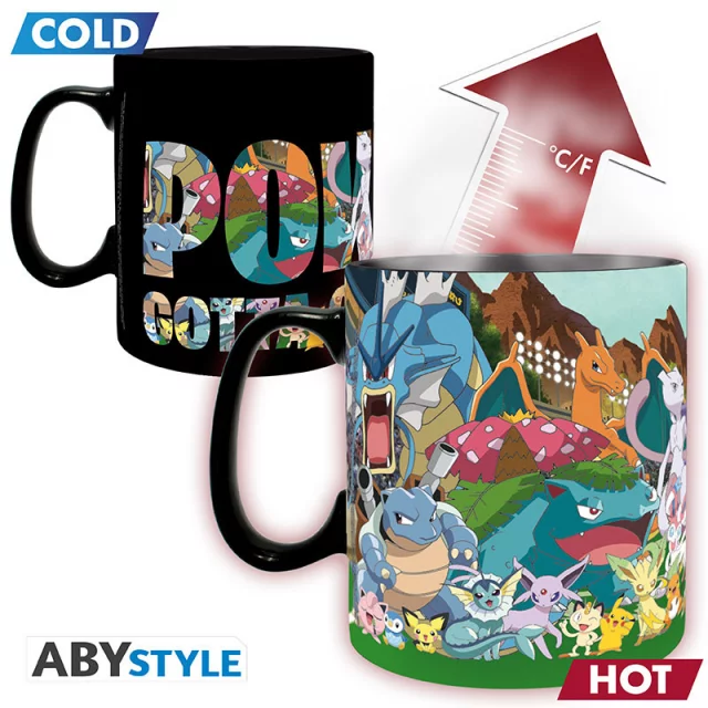 Tasse Pokémon - Gotta Catch 'em All (Zaubertasse)