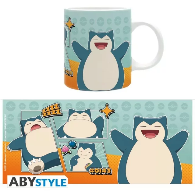 Tasse Pokémon - Snorlax Comic Strip