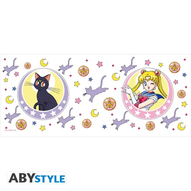 Tasse Sailor Moon - Sailor Moon & Luna (Zaubertasse) - Lilo & Stitch