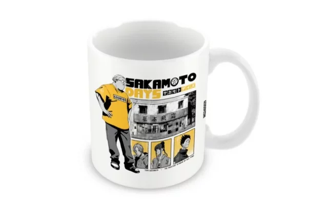 Tasse Sakamoto Days - Yellow, Black & White - Anime