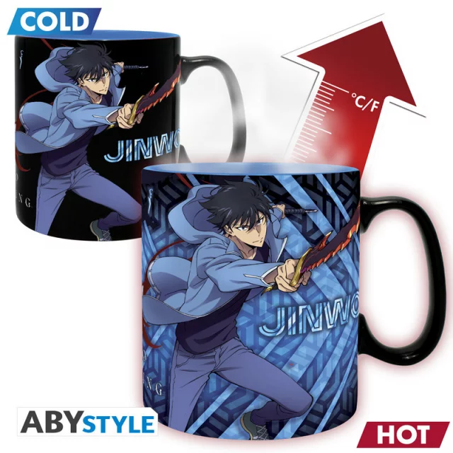 Tasse Solo Leveling - Jinwoo & Igris (farbwechselnd) - Manga