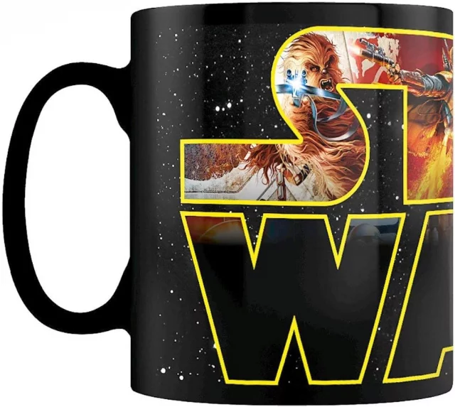 Tasse Star Wars - Logo & Characters (Zaubertasse)