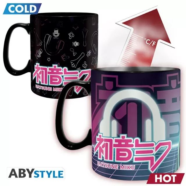 Tasse Vocaloid - Hatsune Miku Logo (Zaubertasse) - Japanische