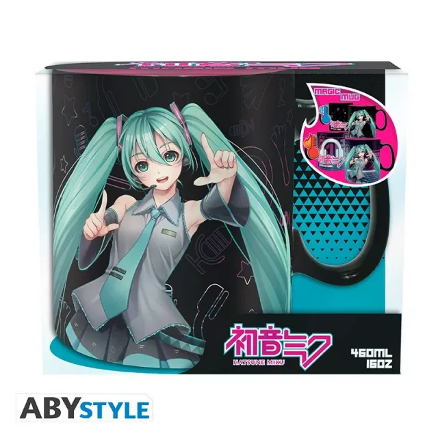 Tasse Vocaloid - Hatsune Miku Logo (Zaubertasse) - Zaubertasse