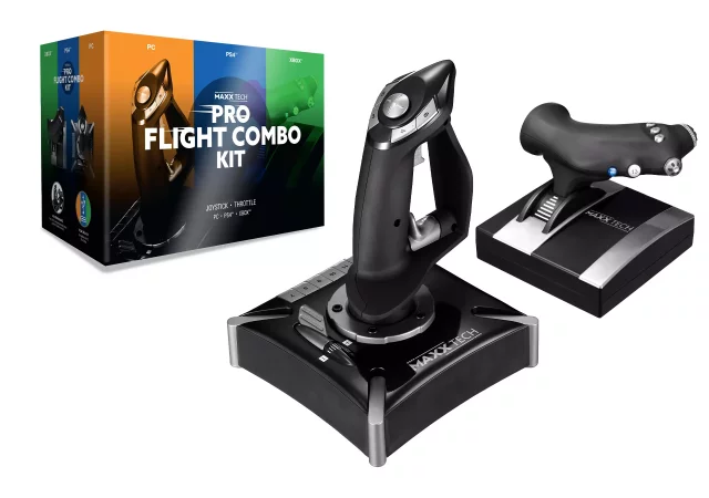 Joystick mit Steuerhebel - Pro Flight Combo Kit - Controller