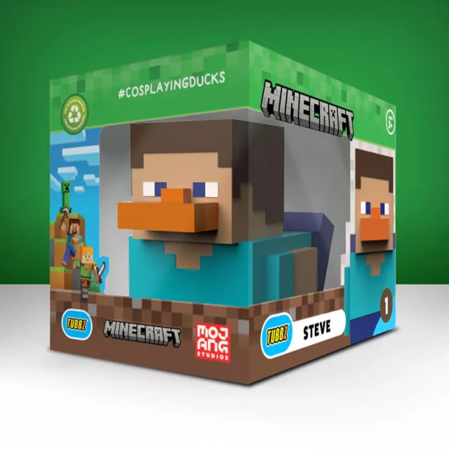 Ente Minecraft - Steve (TUBBZ Minecraft 1) - Badewannenente