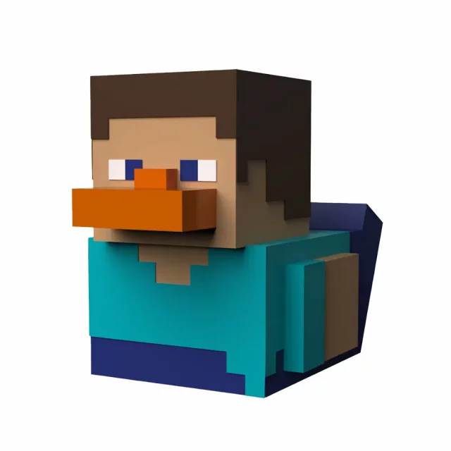 Ente Minecraft - Steve (TUBBZ Minecraft 1) - Badewannenente