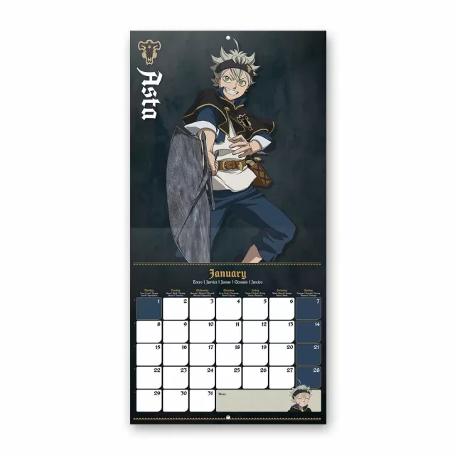Kalender Black Clover 2024