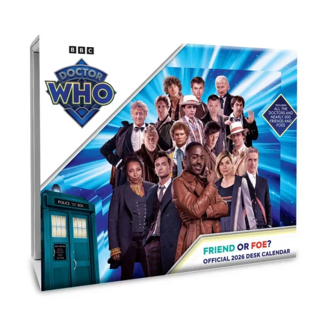 Kalender Doctor Who 2026 (Tischkalender)